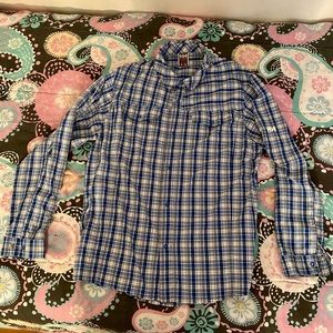 Helly Hansen medium size plaided shirt.